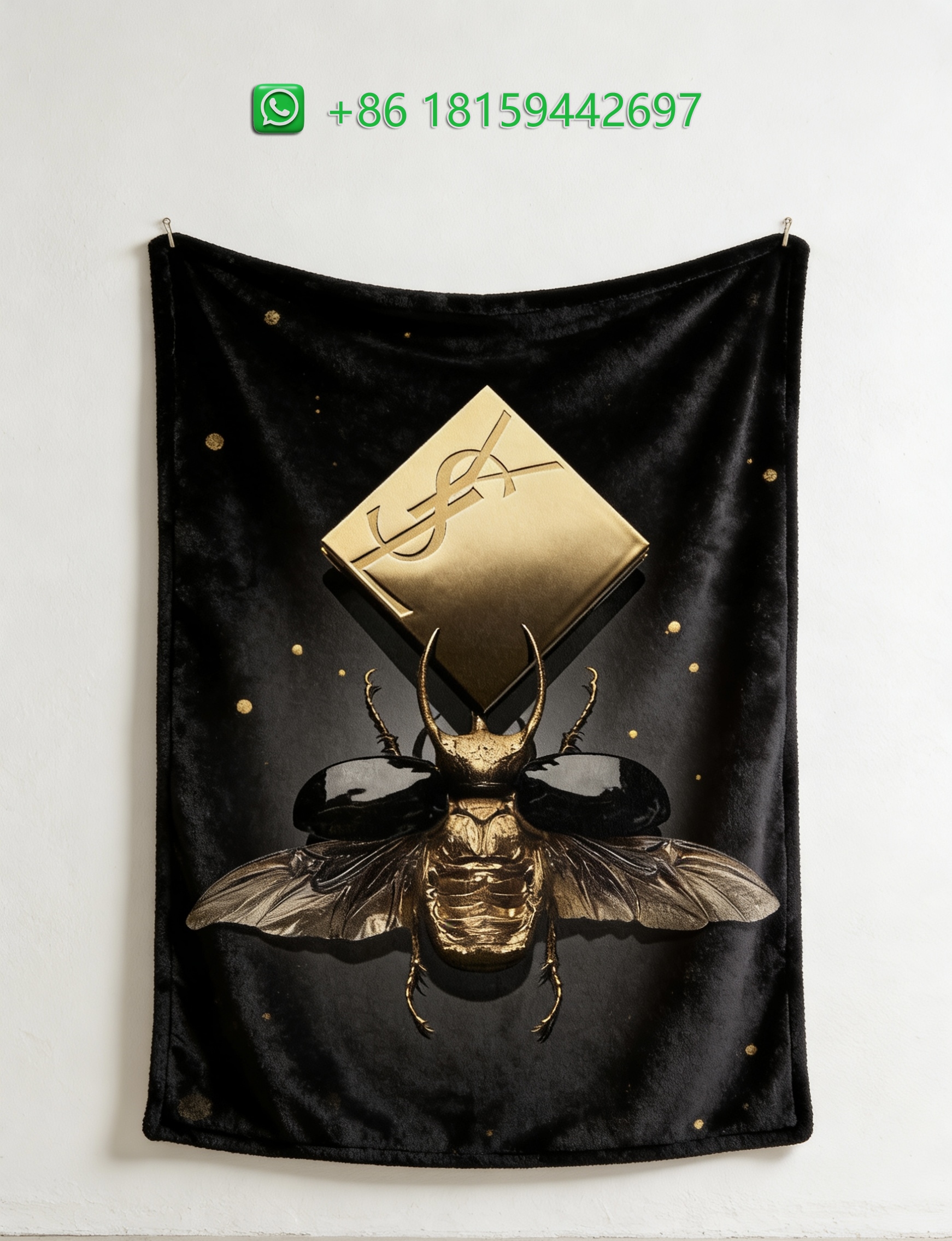 Yves Saint Laurent Throw Blankets